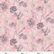 Fabric Studio E Powder Pink Dandelion Stamp 108" Wide Back by the Quarter Yard 8276-20